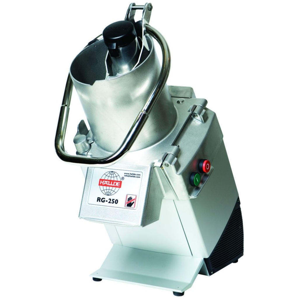 Krouhač zeleniny Hallde RG-250/ 230V 50Hz, přítlačná páka, 50 - 800 porcí denně