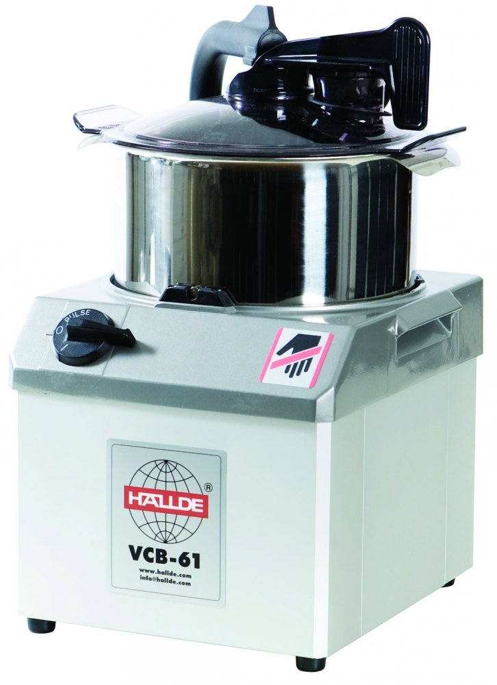 Hallde Vertikální kutr/mixér VCB-61/ 230V 50Hz, nádoba nerez 6l, jedna rychlost 1500ot/min + pulsor