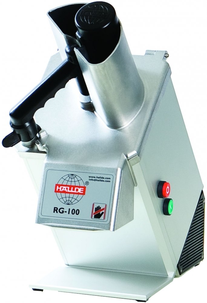Hallde Krouhač zeleniny RG-100/ 400V 50Hz, ergonomický celokovový stroj, do 400 porcí