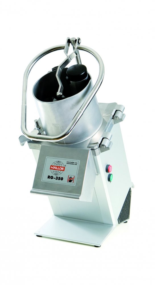 Krouhač zeleniny Hallde RG-350 Manuální páka/ 400V 50Hz, 400 -1200 porcí denně, zpracuje až 12 kg / min s ručním plněním