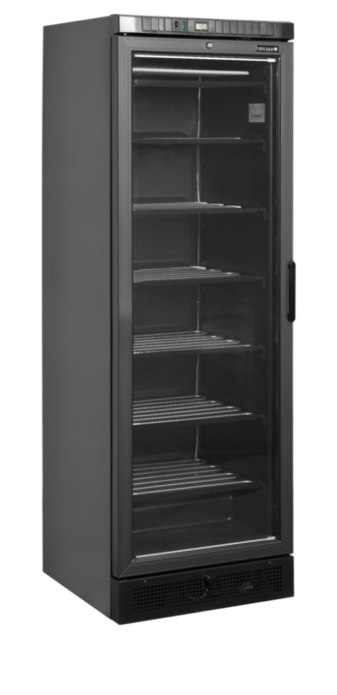 Mrazicí skříň, levé křídlové dveře TEFCOLD UFSC371G Black L/H