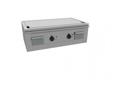 Elektrická deska Teppanyak, 2  zóny,  šířka 1200 mm, stolní model