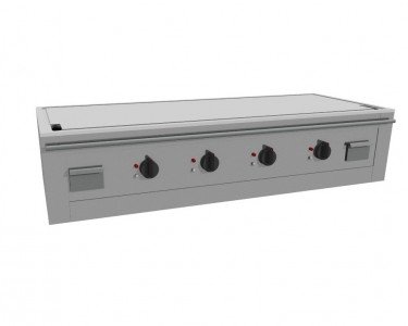 Plynová deska Teppanyak, 4  zóny,  šířka 1700 mm, stolní model