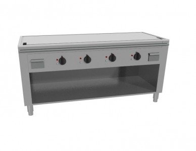 Elektrická deska Teppanyak, 4  zóny,  šířka 1400 mm, stolní model