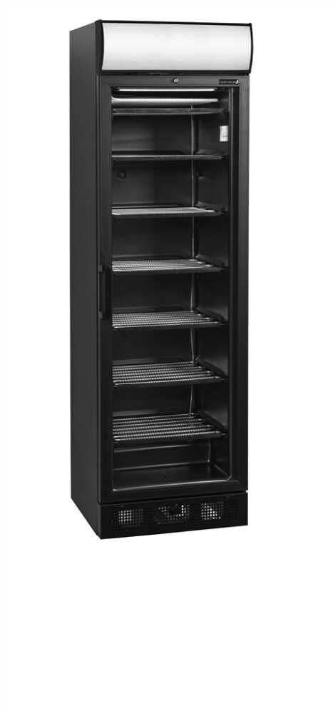 Mrazicí skříň prosklené dveře TEFCOLD UFSC 370 GCP Black