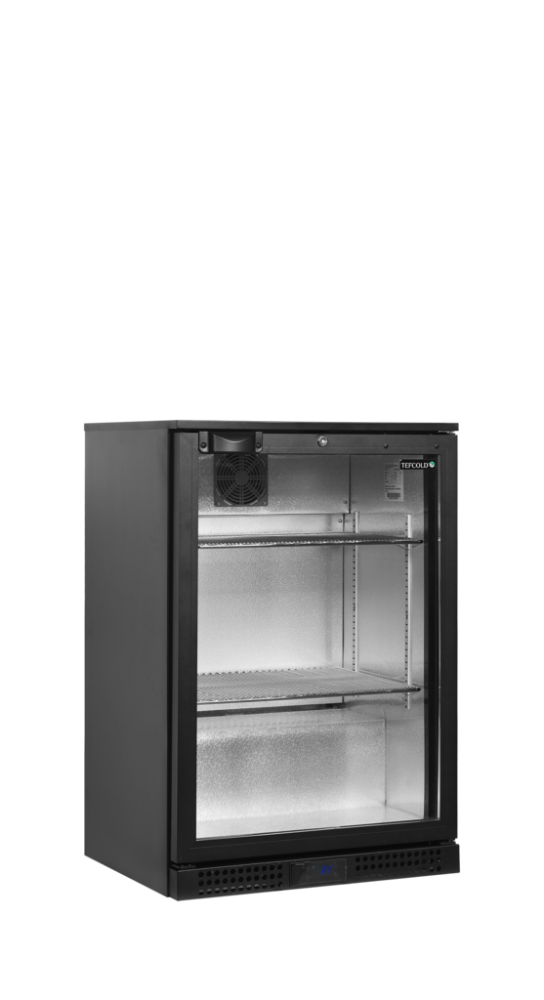 Minibar prosklené křídlové dveře, černá TEFCOLD BA11H