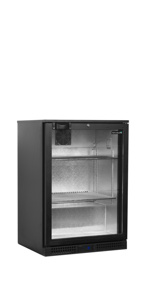 Minibar prosklené křídlové dveře, černá TEFCOLD BA16H