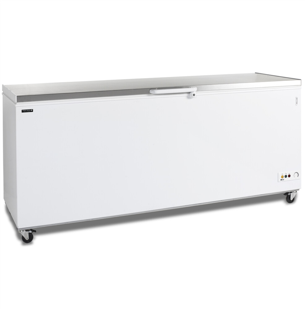 Mraznička na zmrzlinu plné víko, nerez TEFCOLD CF700S SL