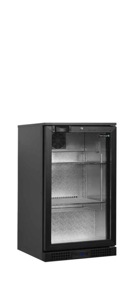Minibar prosklené křídlové dveře, černá TEFCOLD BA6H