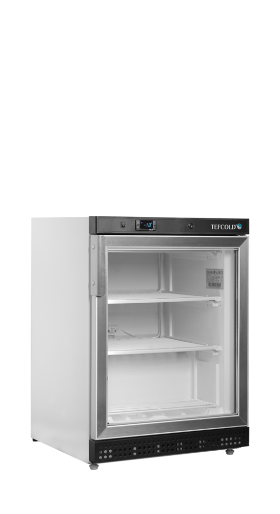 Mrazicí skříň prosklené dveře, bílá TEFCOLD UF 200 G