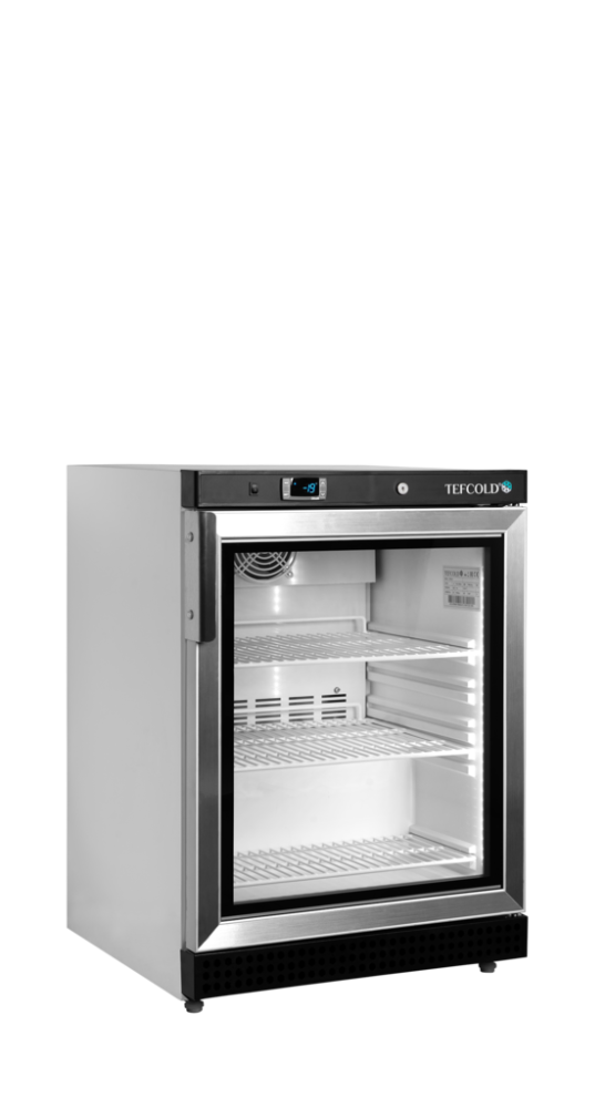 Mrazicí skříň prosklené dveře, bílá TEFCOLD UF 200 VG