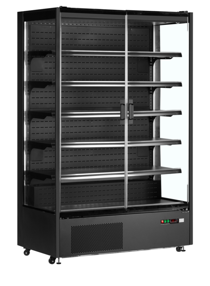 Chladicí vitrína přístěnná, kř. dveře TEFCOLD PC1250B