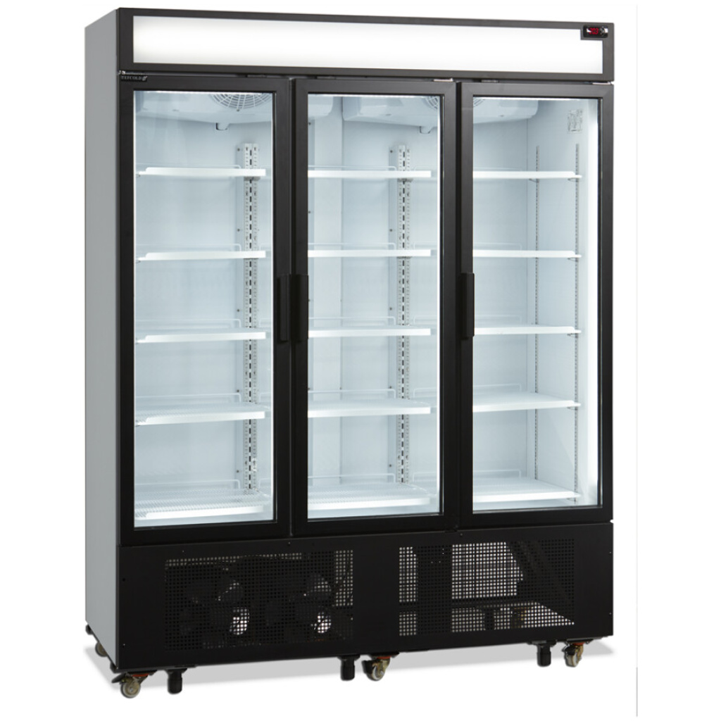Chladicí skříň prosklené kř. dveře TEFCOLD FSC 1600 H