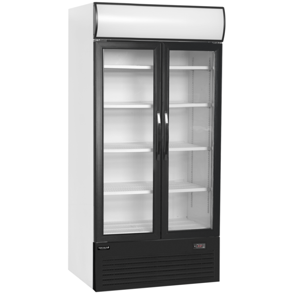 Chladicí skříň prosklené kř. dveře TEFCOLD FSC 1000 H