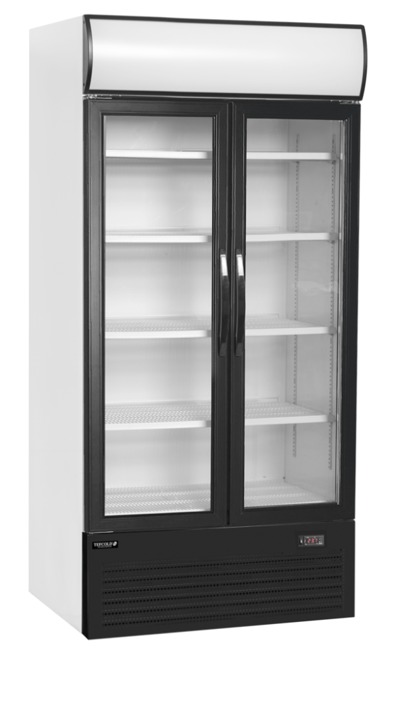 Chladicí skříň prosklené kř. dveře TEFCOLD FSC 1000 H
