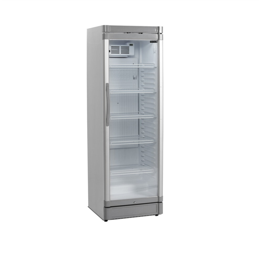 Chladicí skříň prosklené dveře TEFCOLD GBC 375