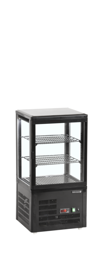 Chladicí vitrína stolní, černá TEFCOLD UPD 60 BLACK