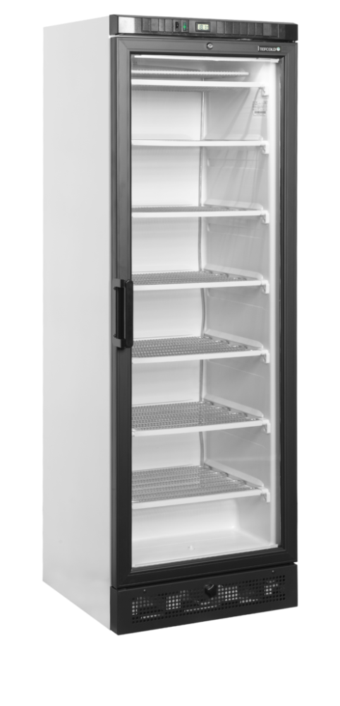 Mrazicí skříň prosklené dveře, bílá TEFCOLD UFSC371G