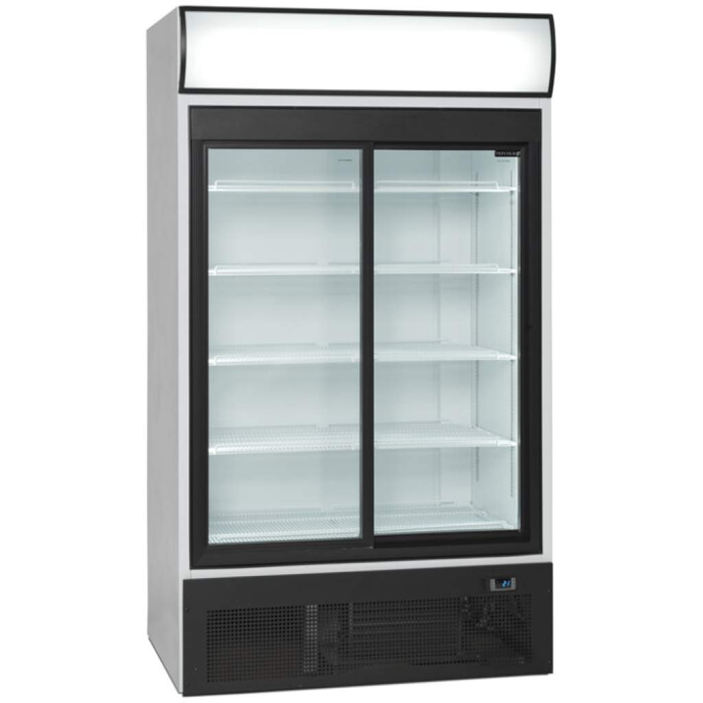 Chladicí skříň prosklené posuv. dveře TEFCOLD FSC 1950 S