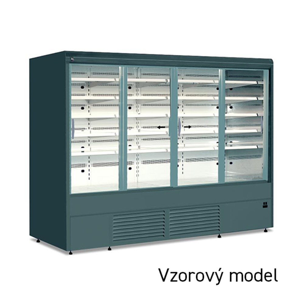 Chladicí vitrína přístěnná, posuv. dveře Juka Varna 160/80 DP
