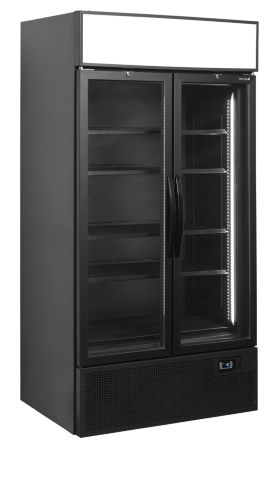 Prosklená chladicí skříň TEFCOLD FSC1000H BLACK
