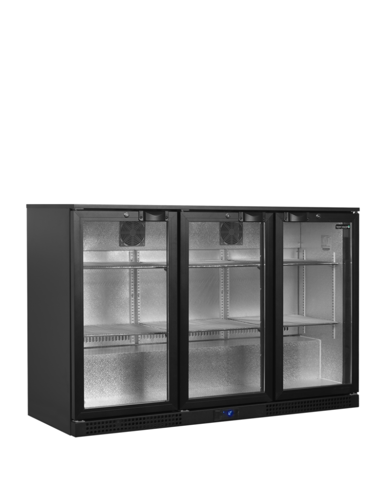 Minibar prosklené křídlové dveře, černá TEFCOLD BA31H