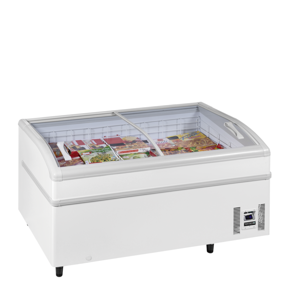 Kombinovaný mrazicí/chladicí ostrov bílý TEFCOLD Shallow 150-CF