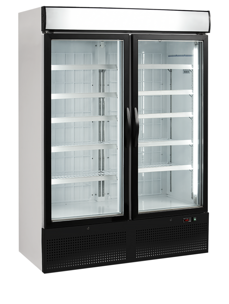 Mrazicí skříň prosklené křídlové dveře TEFCOLD NF 5000 G