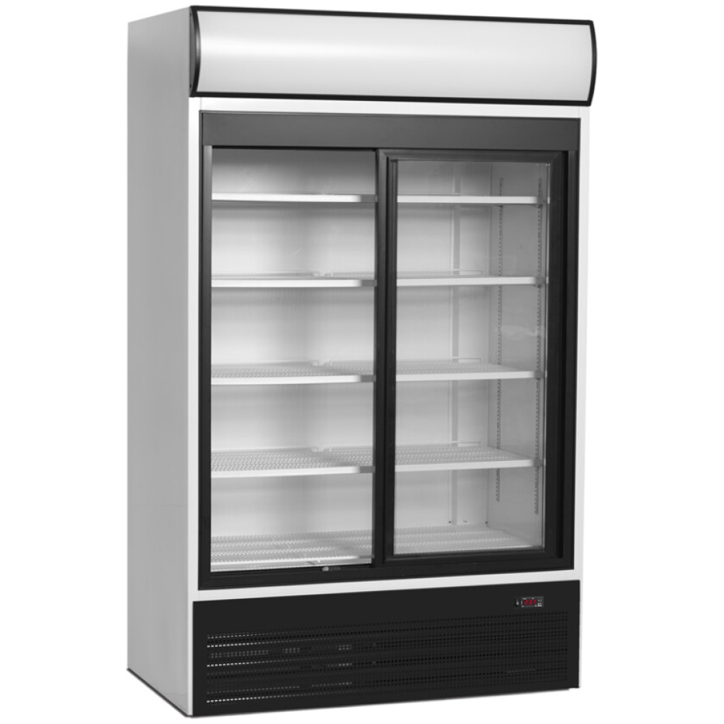 Chladicí skříň prosklené posuv. dveře TEFCOLD FSC 1200 S