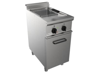 Fritéza elektrická, 17l, 12,0kW 400V, šířka 400mm, skříňový modul uzavřený