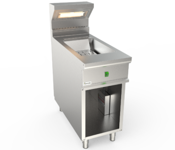 Udržovač hranolek, 1,0 kW 230V, šířka 400mm, skříňový modul otevřený pro GN 1/1