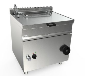 Smažící pánev elektrická, 40l, 8,7kW 400V, manuální vyklápění