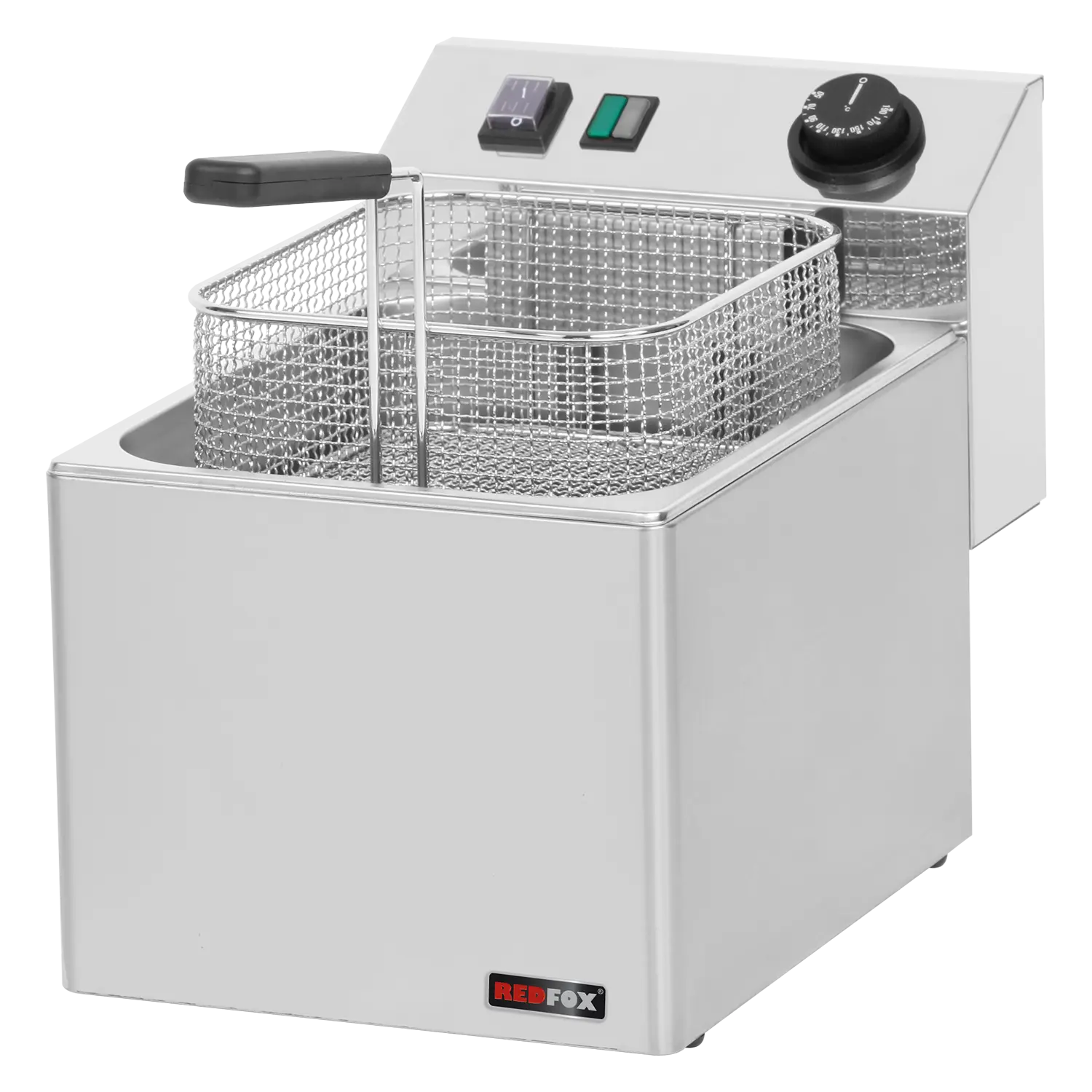 Fritéza elektrická 0,38 kW/l, 8 l stolní 230 V | REDFOX - FE 07 E