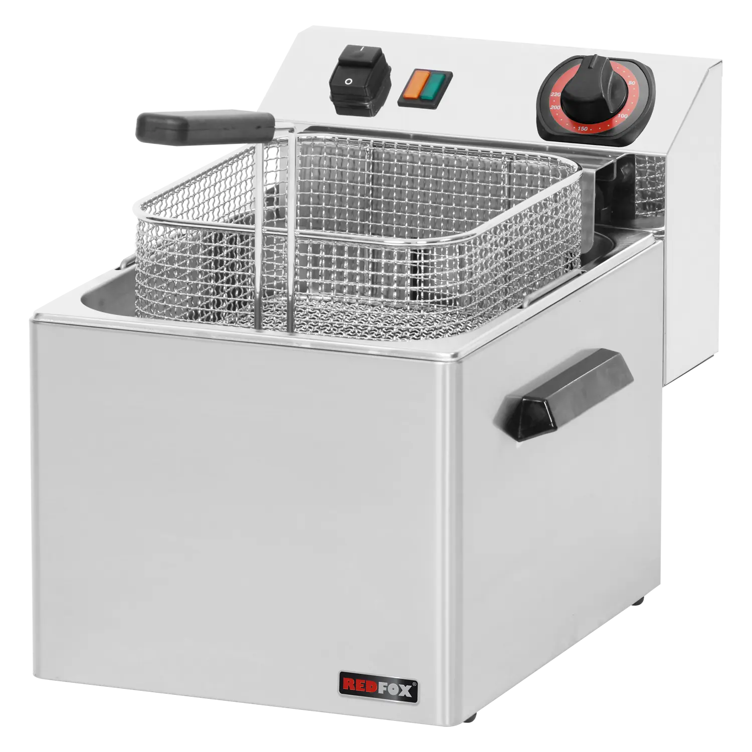 Fritéza elektrická 0,75 kW/l, 8 l stolní 400 V | REDFOX - FE 07 T